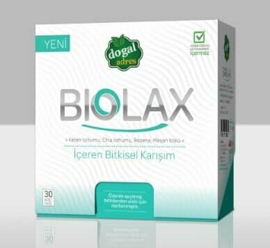 DOĞAL ADRES BİOLAX (30 ADET ŞASE) 60 GR