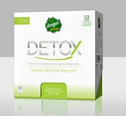 DOĞAL ADRES DETOX (30 ADET ŞASE) 60 GR