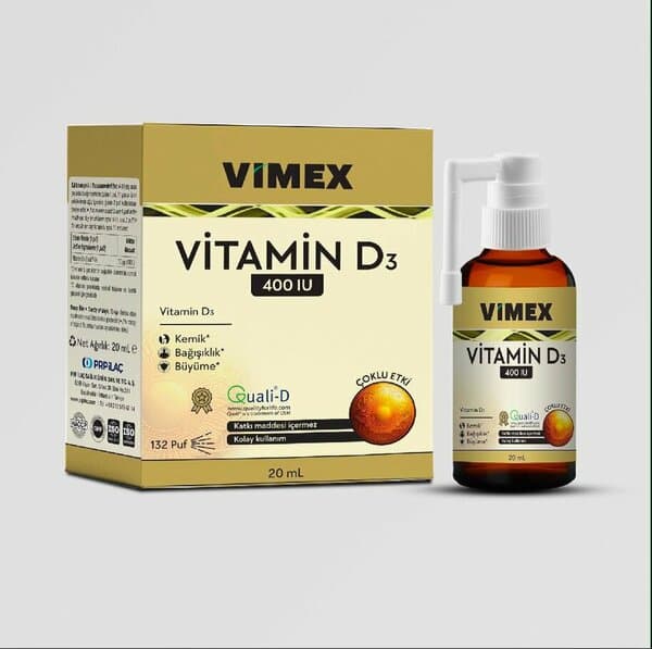 VİMEX VİTAMİN D3 IU SPREY 20 ML