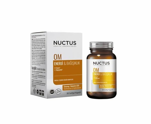 NUCTUS O.M ENERJİ BAĞIŞILIK 30 SOFTGEL KAPSÜL
