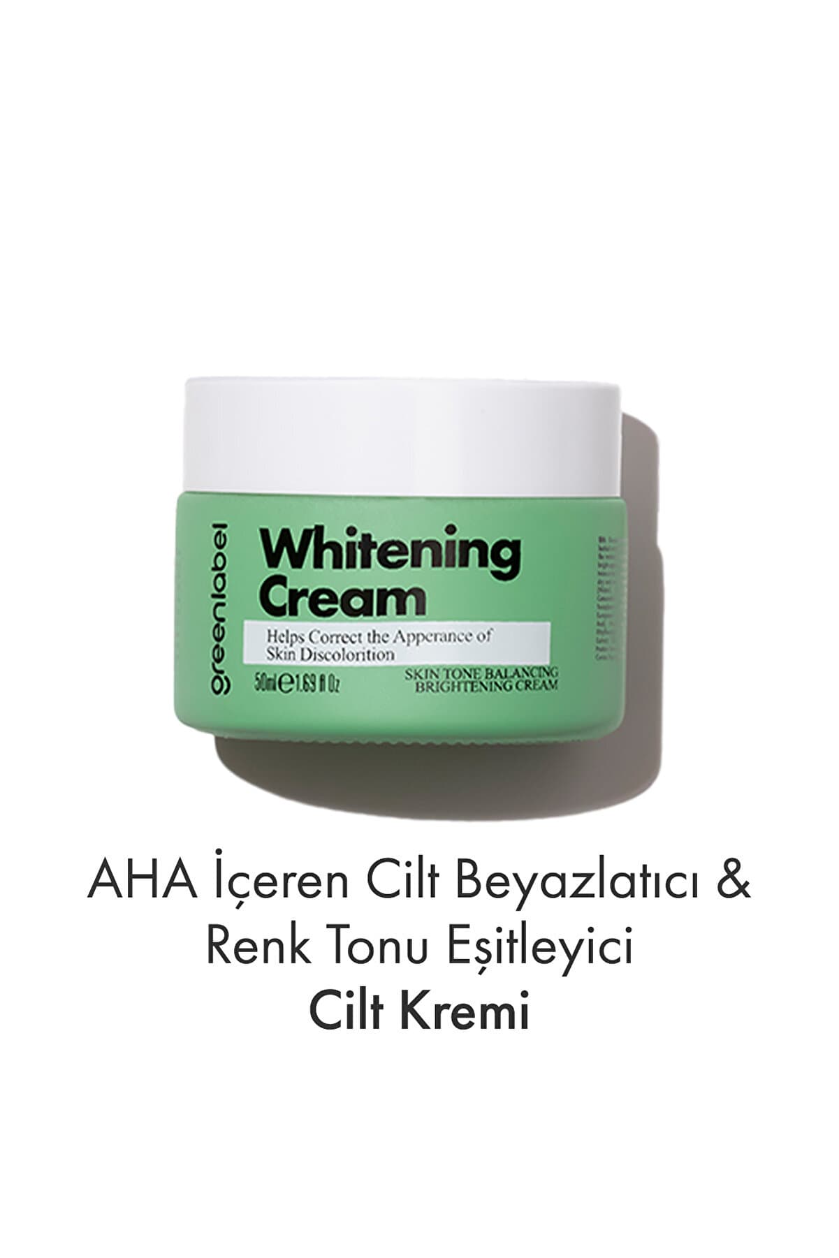 Green Label Greenlabel Aha Içeren Cilt Beyazlatıcı - Renk Tonu Eşitleyici Cilt Kremi 50ml.