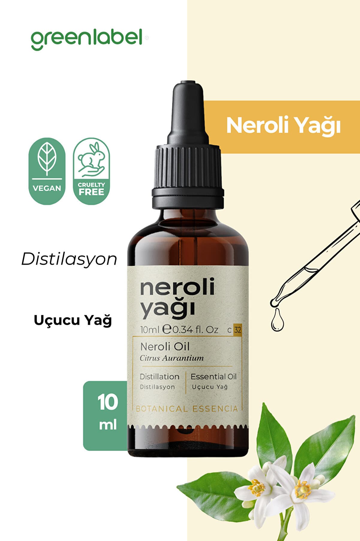 Green Label Neroli Yağı 10 Ml.