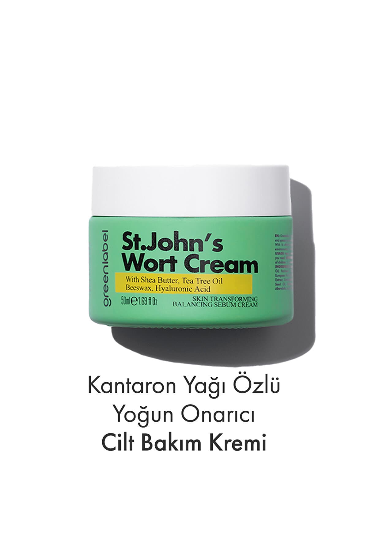 Green Label Greenlabel Kantaron Yağı Özlü Yoğun Onarıcı Cilt Bakım Kremi 50ml