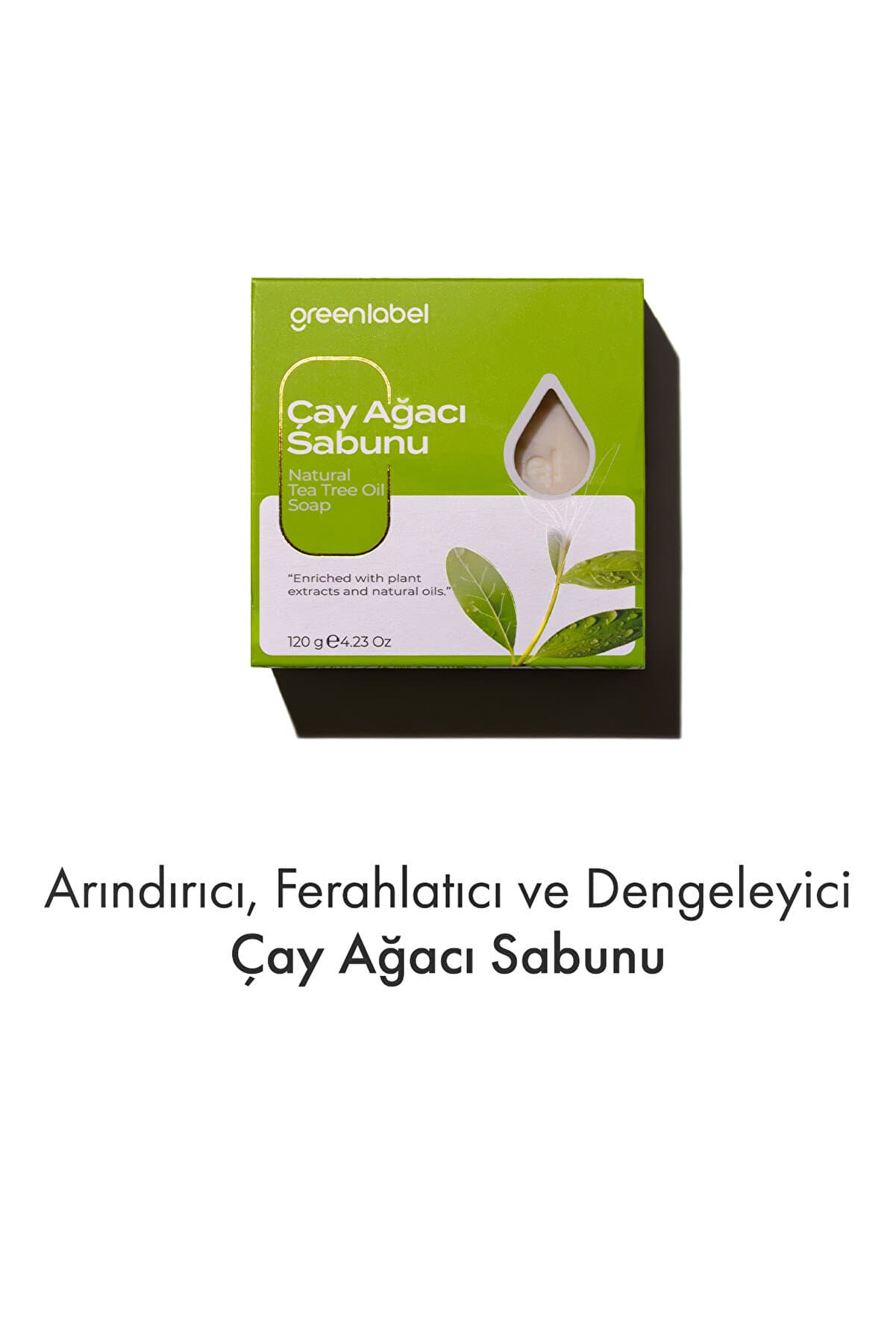 Green Label Çay Ağacı Sabunu Natural Sivilce Ve Akne Karşıtı 120 Gr.