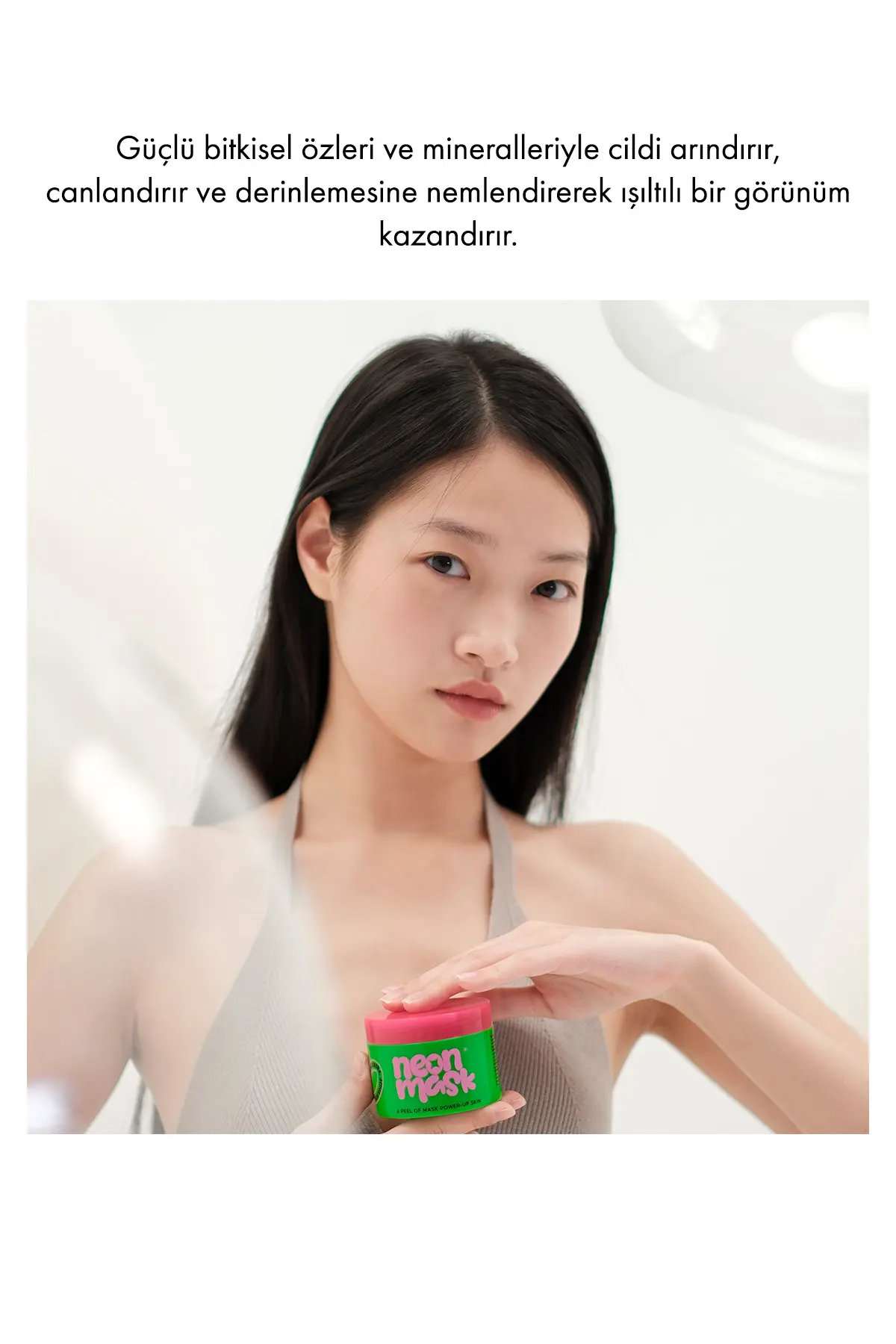 Green Label Neon Mask Cilt Canlanması Ve Kolajen Desteği Sağlayan Yaşlanma, Siyah Nokta Karşıtı Soyulabilir