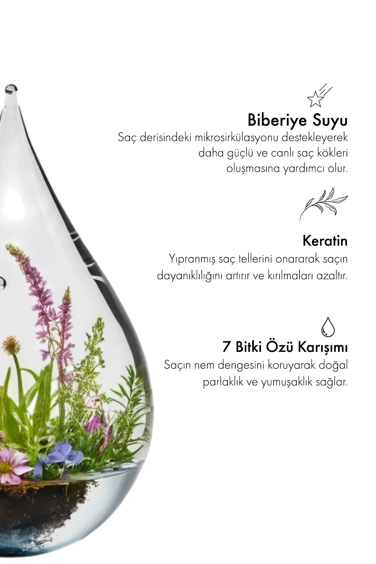 Green Label Green Factor 7 Bitkili Vegan Parabensiz Glutensiz Yoğun Bakım Ve Biberiye Suyu Içeren Şampuan