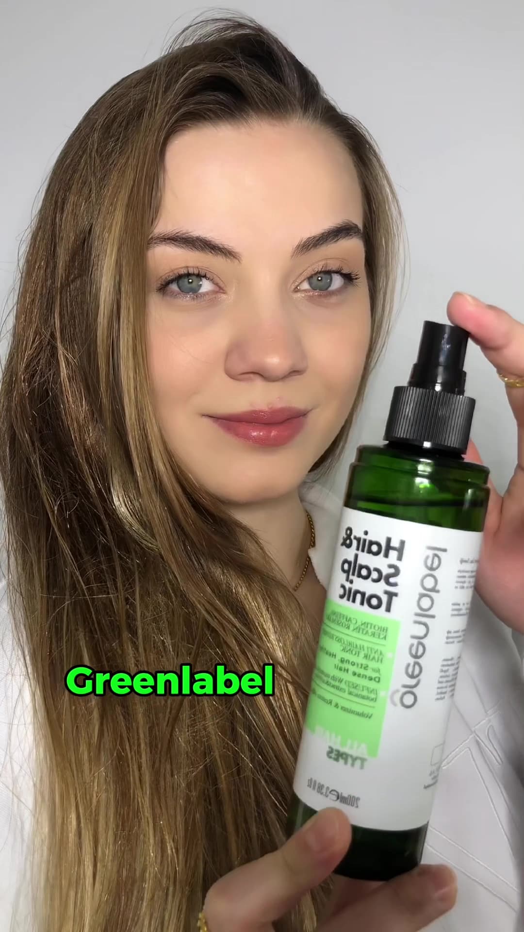 Green Label Biberiye Suyu Dökülme Karşıtı Ve Hızlı Saç Uzatma Etkili Doğal Saç toniği 200 ml