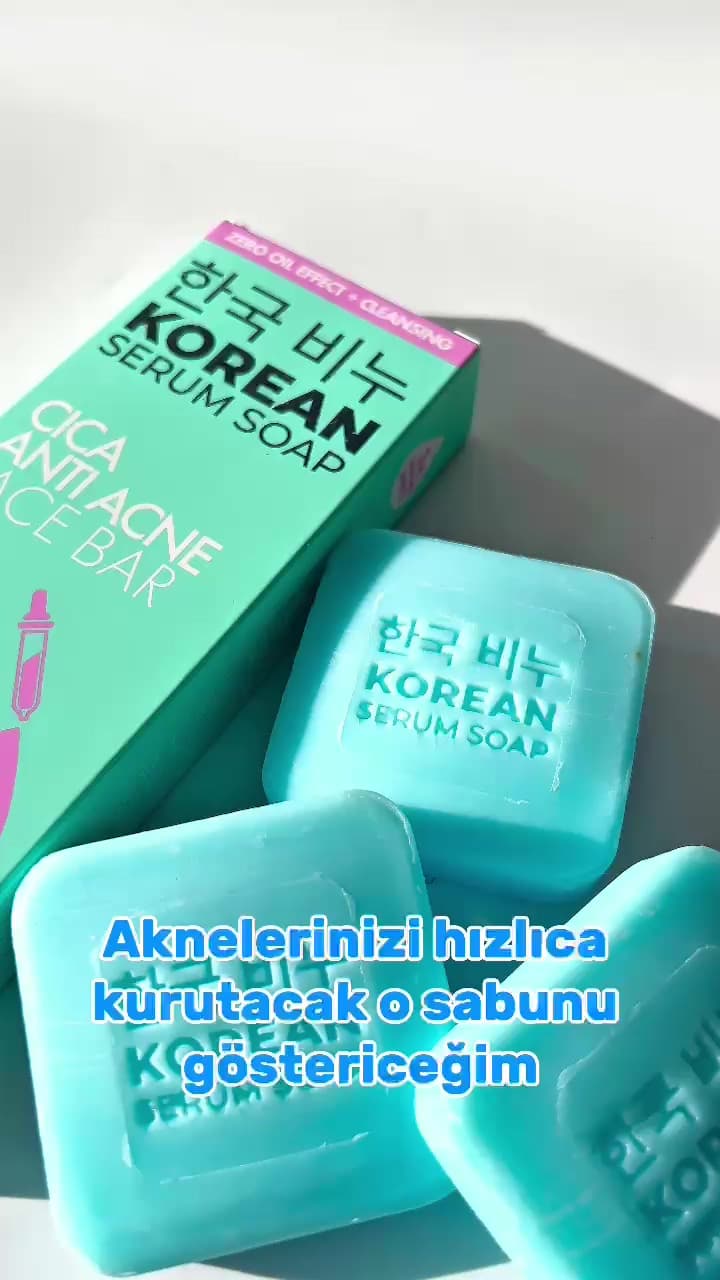 Green Label 3'lü Kore Sabunu Salisilik Asit CICA Sabun – Derinlemesine Temizlik ve Yağ Dengesi