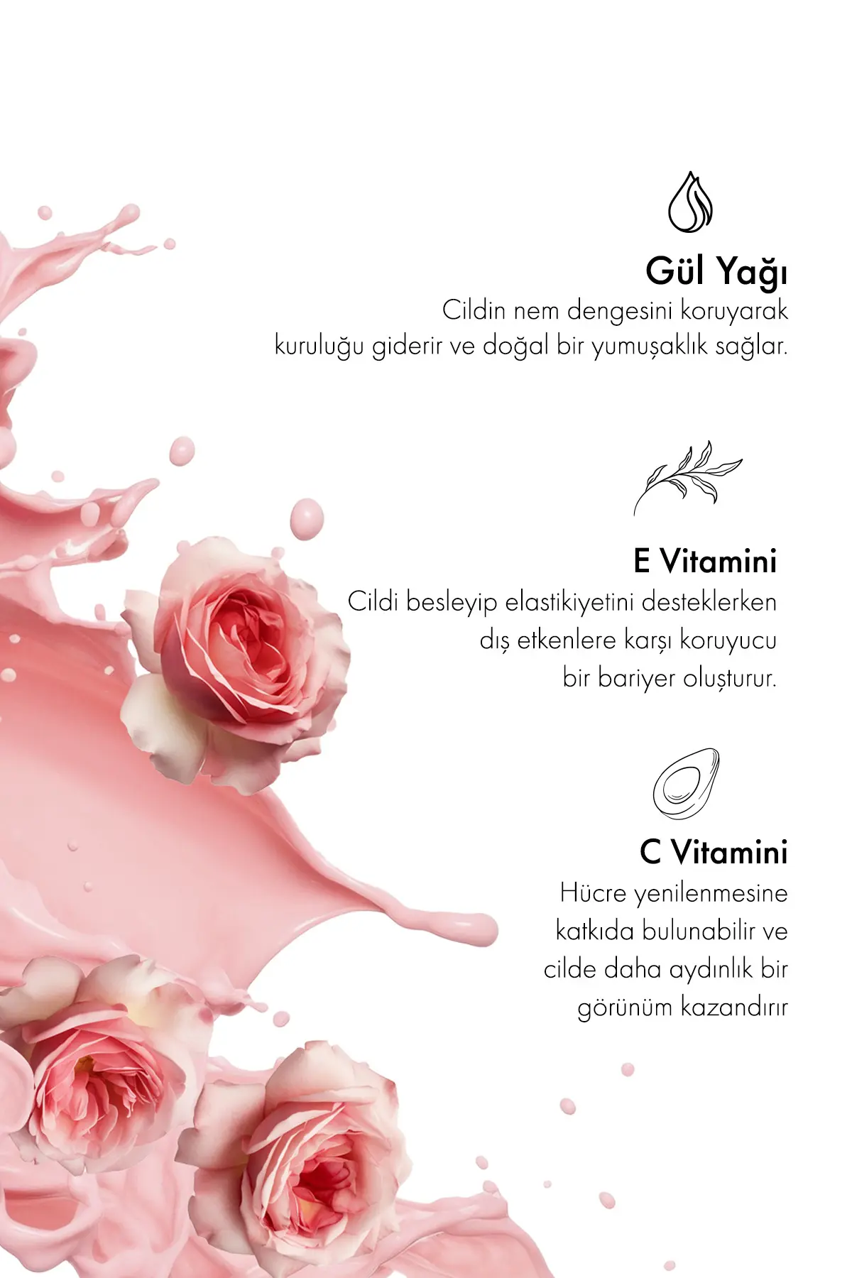 Green Label Gül Yağı Kremi Nemlendirici, Kırışıklık Karşıtı Ve Cilt Sıkılaştırıcı Bakım 50 ml