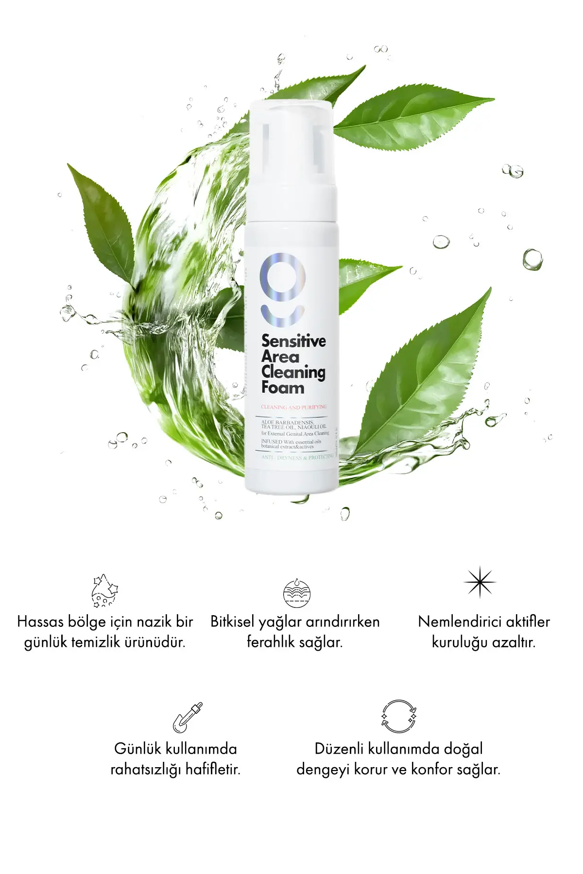 Green Label Genital Bölge Koku Intim Temizleme Köpüğü 200 ml Intim Yıkama Jeli