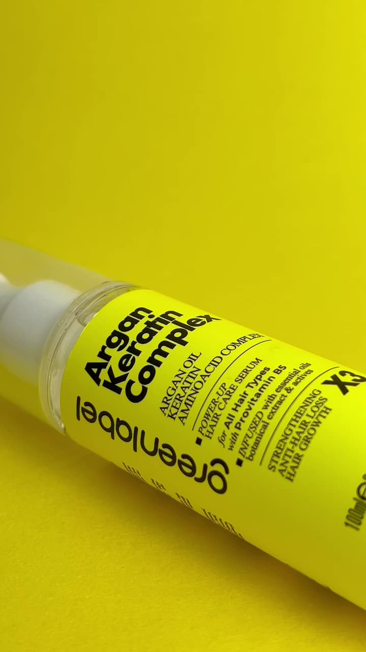 Green Label Argan Yağı, Keratin Ve Panthenol (B5 VİTAMİNİ) Içeren Yoğun Bakım Kompleksi 100 ml