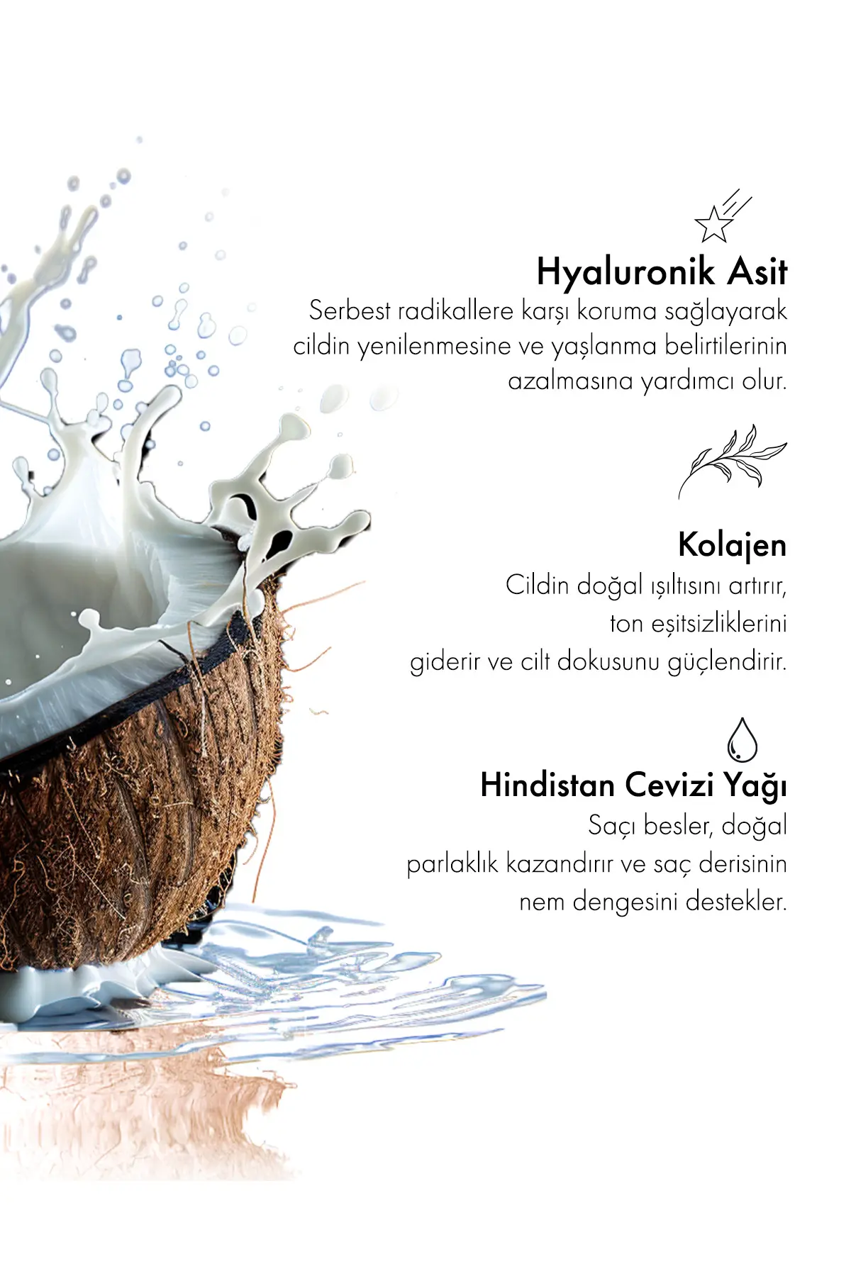Green Label Hyaluronik Asit & Kolajen Kuru Ve Cansız Saçlara Özel Sıvı Saç Bakım Kremi