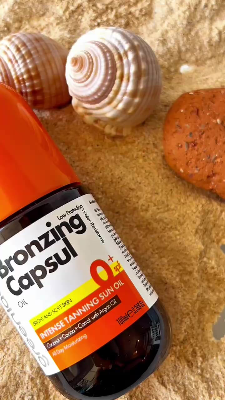 Green Label Bronzlaştırıcı Havuç, Kakao ve Hindistan Cevizi Yağı İçeren Bronzing Capsul Oil 100 ml
