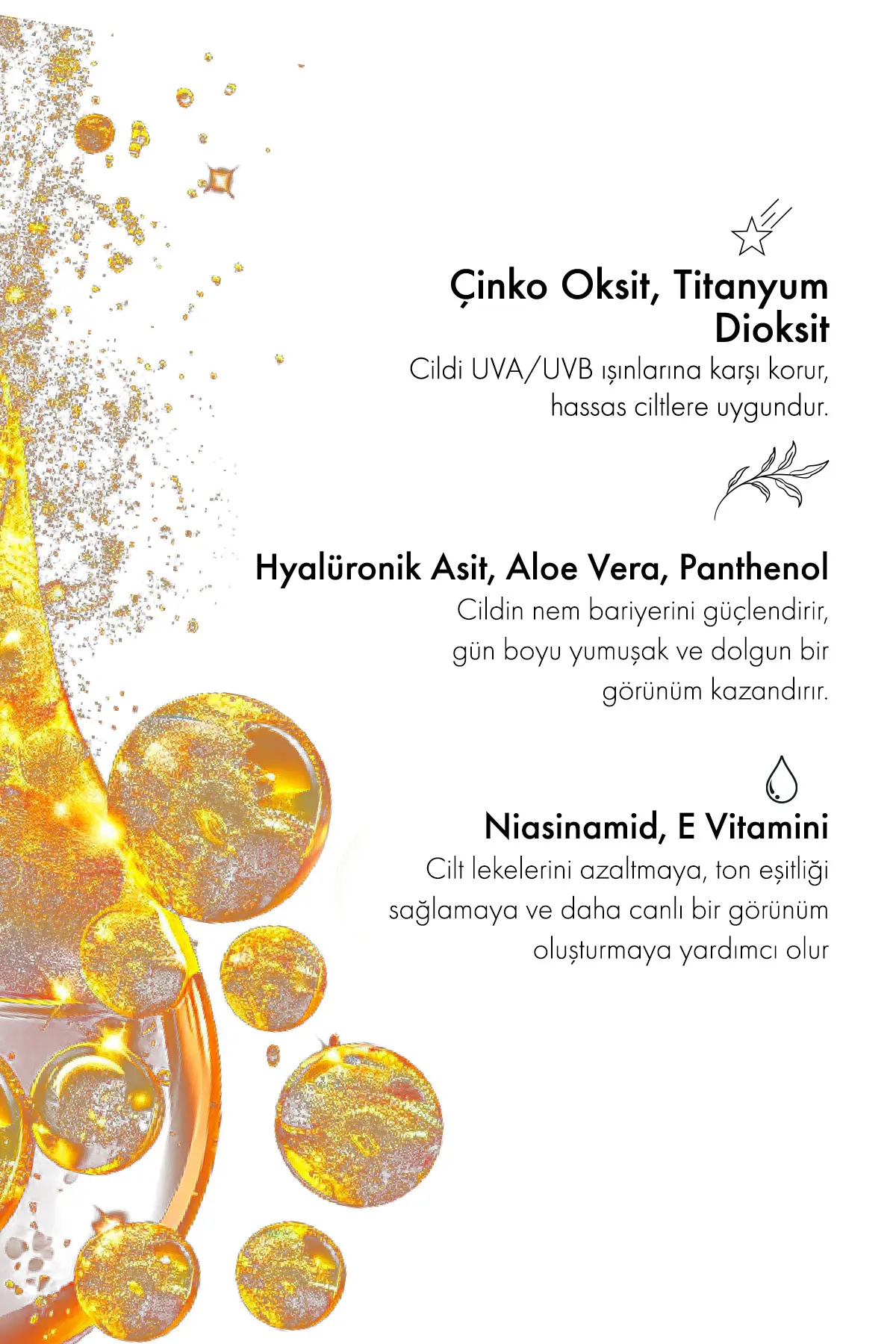 Green Label Yüz Güneş Kremi Hyalüronik Asit Ve Niasinamid Içeren Leke Karşıtı 50 Spf Yüksek Koruma 50 ml