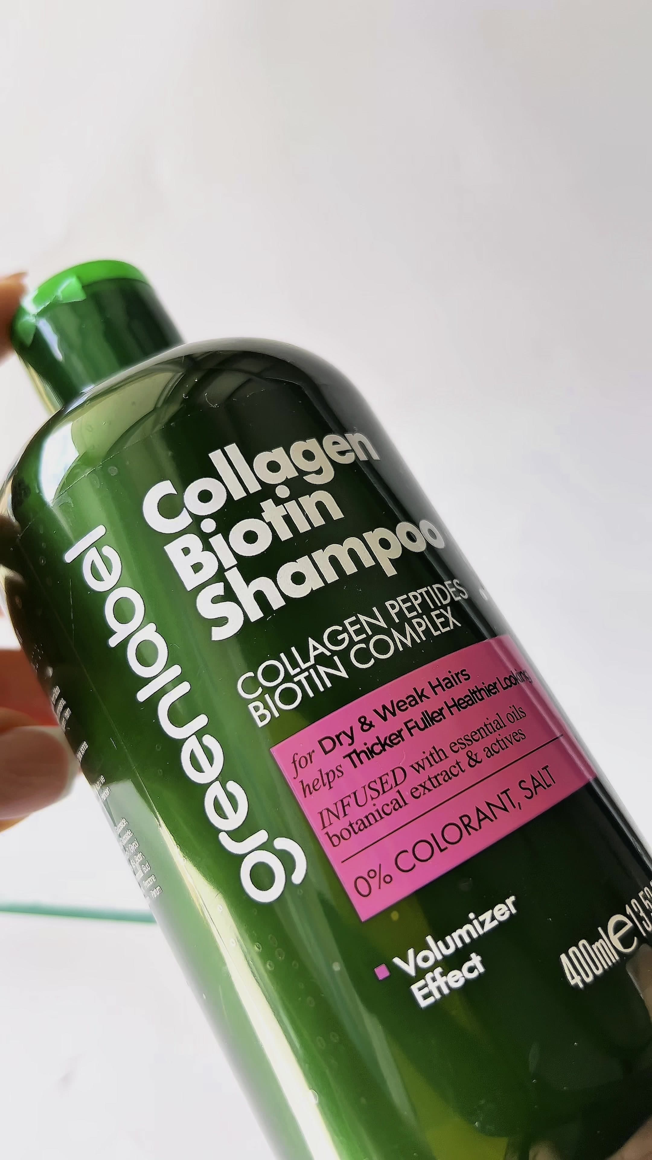 Green Label Kolajen Ve Biotin Parabensiz Hacim Verici Şampuan 400ml