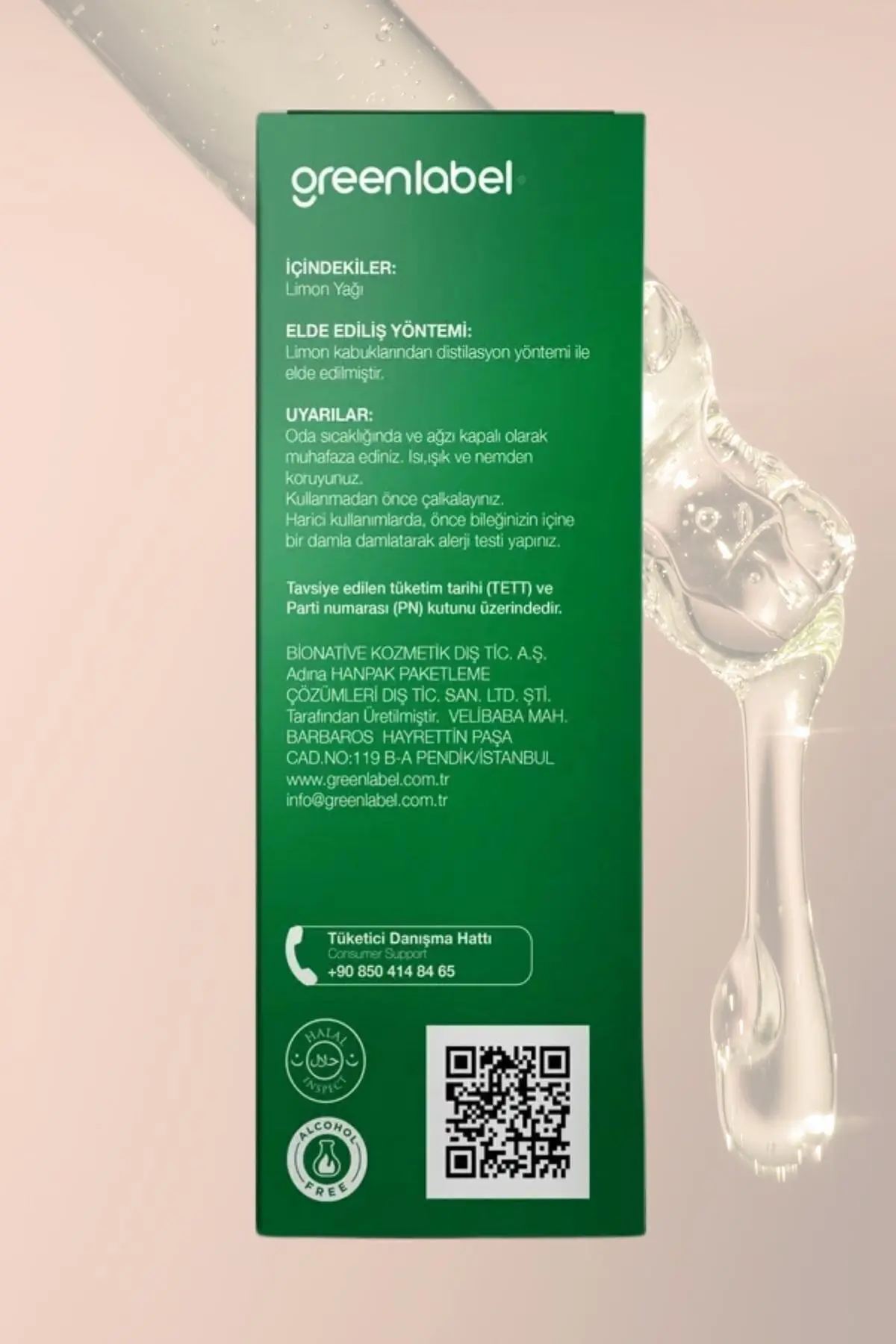 Green Label Limon Yağı %100 Doğal Ve Saf 20ml