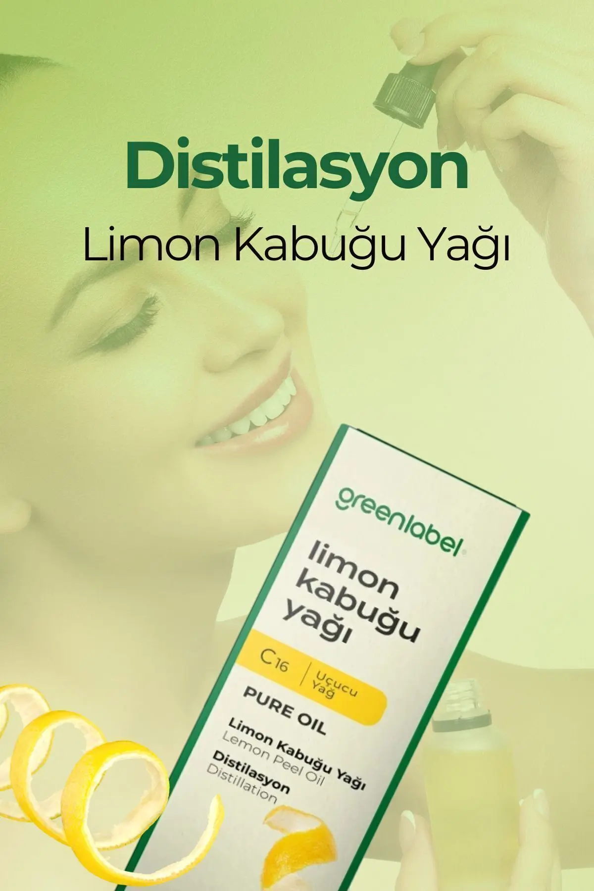 Green Label Limon Yağı %100 Doğal Ve Saf 20ml