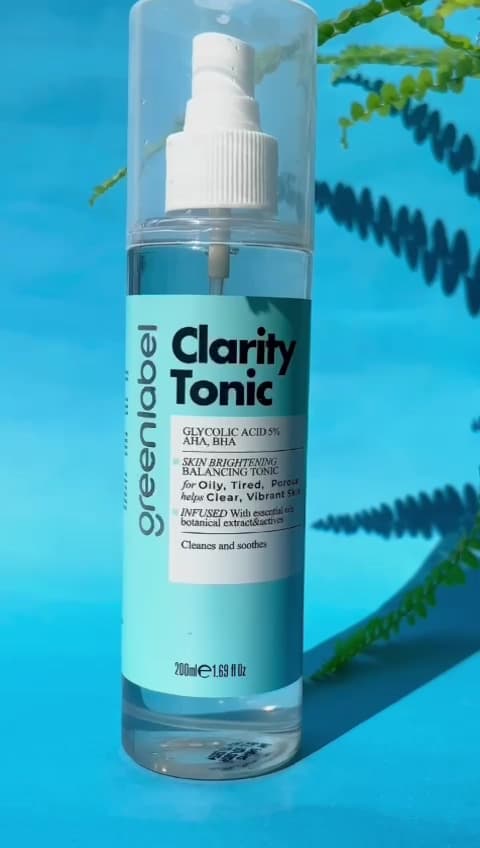 Green Label Clarity Tonik Arındırıcı Ve Gözenek Sıkılaştırıcı %5 Glikolik Asit Aha Içeren Peeling Etkili 200ml