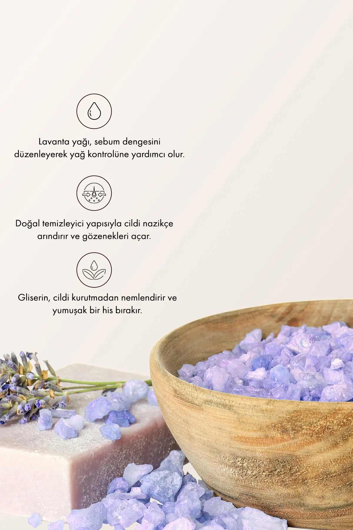 Green Label Lavanta Sabunu Natural Sebum Ve Nem Dengeleyici 120gr.