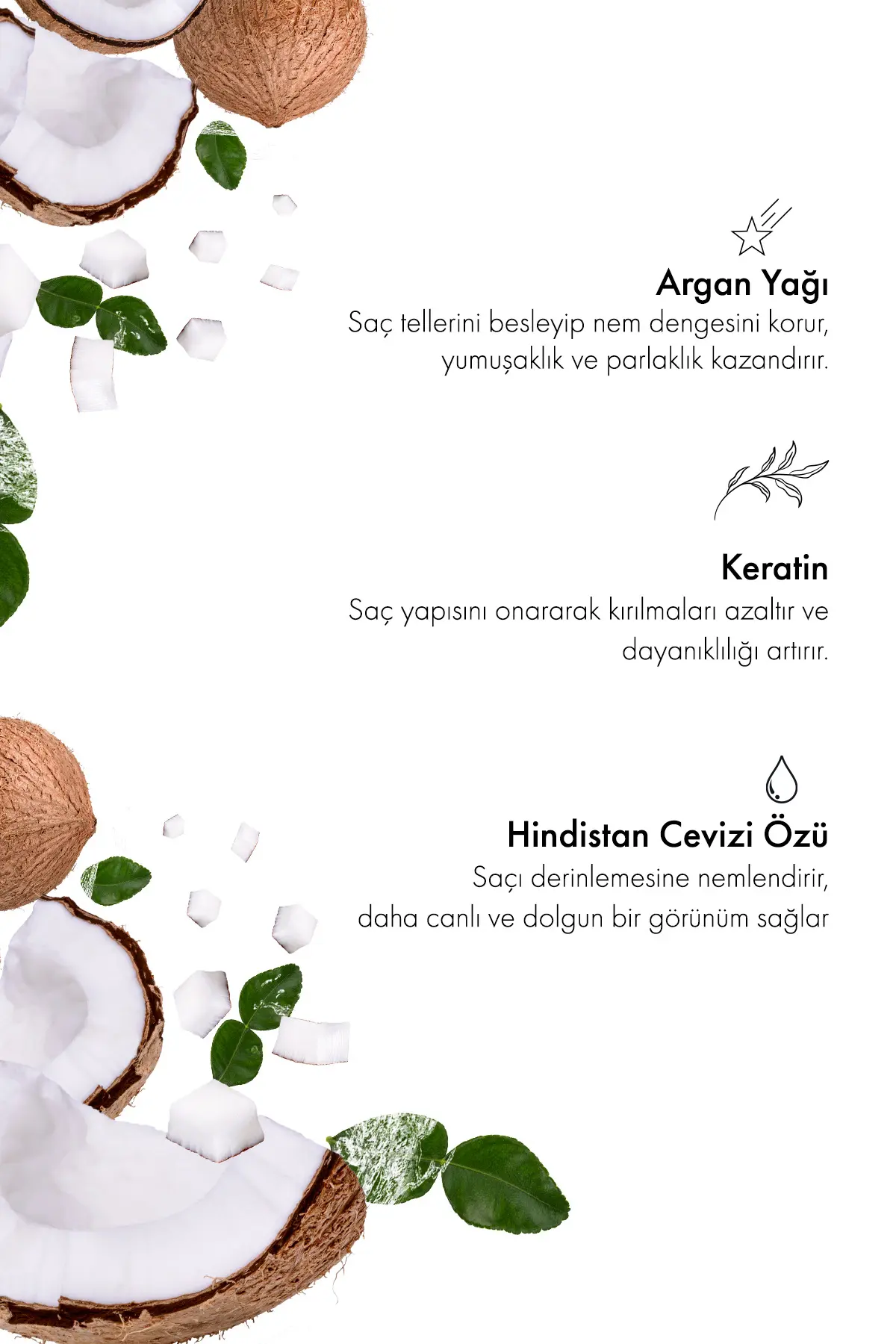 Green Label Argan Ve Hindistan Cevizi Özlü Dökülme Karşıtı Besleyici Ve Onarıcı Keratin şampuanı 400 ml