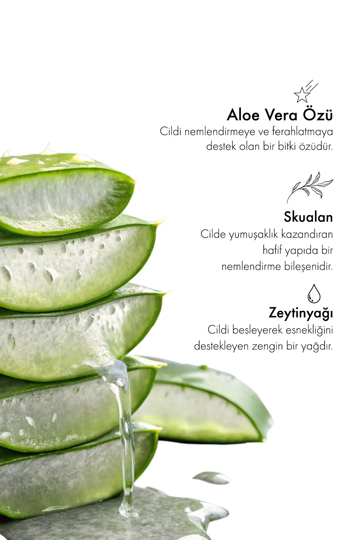 Green Label Aloe Vera Gel - Aloe Vera Jel Nemlendirici Ve Yatıştırıcı 200 Ml.