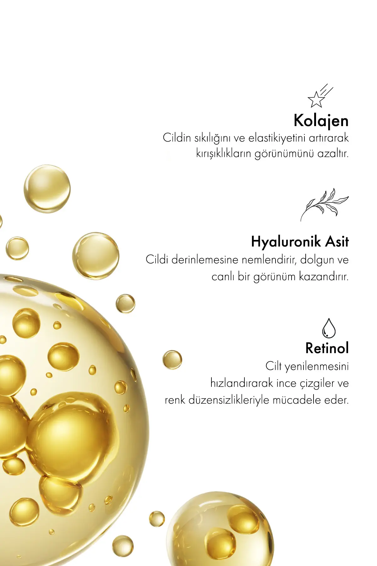 Green Label Kırışıklık Karşıtı Cilt Serumu Anti Aging Kolajen Retinol 30 ml