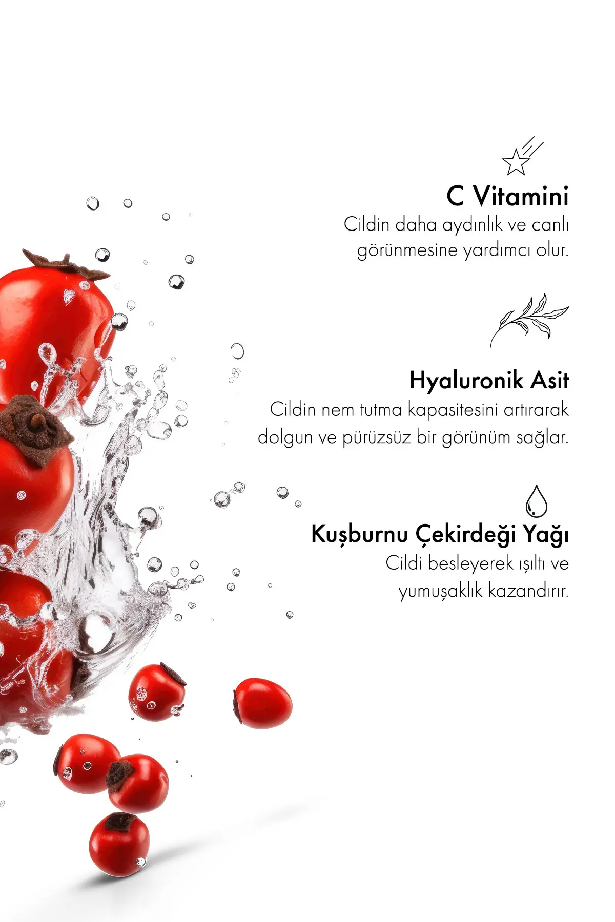Green Label Kuşburnu Çekirdeği Yağı Özlü C Vitamini Cilt Serumu Canlandırıcı Ve Aydınlatıcı Etkili 30 ml