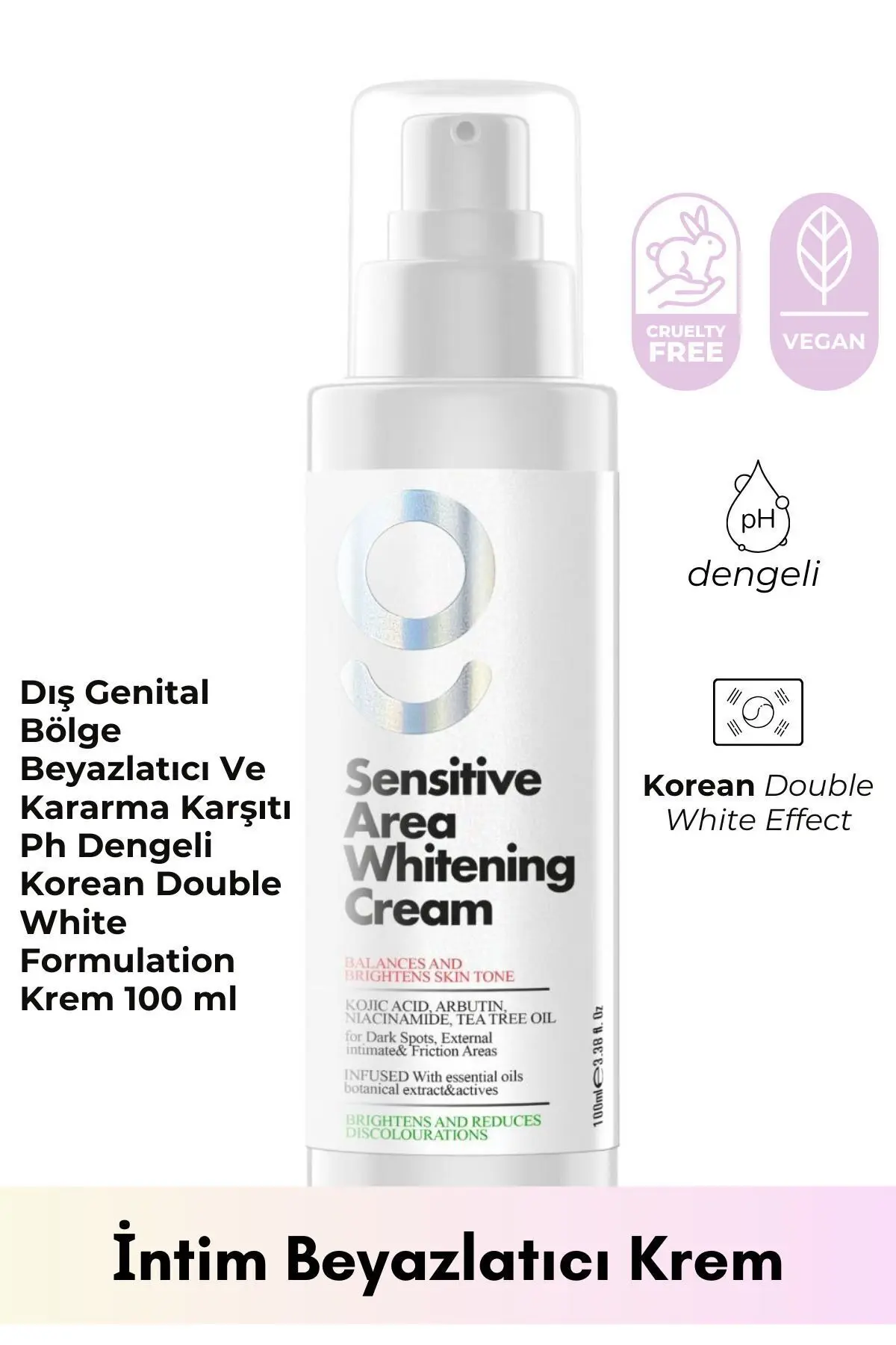 Green Label Intima Fresh Set - Beyazlatıcı Krem Ve Temizleme Köpüğü Intim temizlik seti