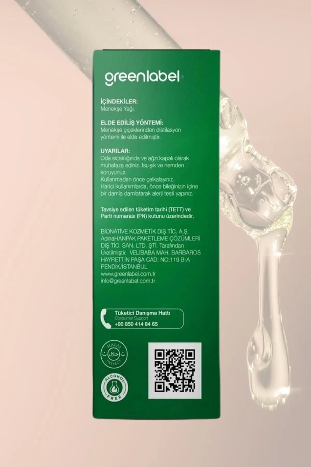 Green Label Menekşe Yağı %100 Saf Doğal Ve Organik 10ml