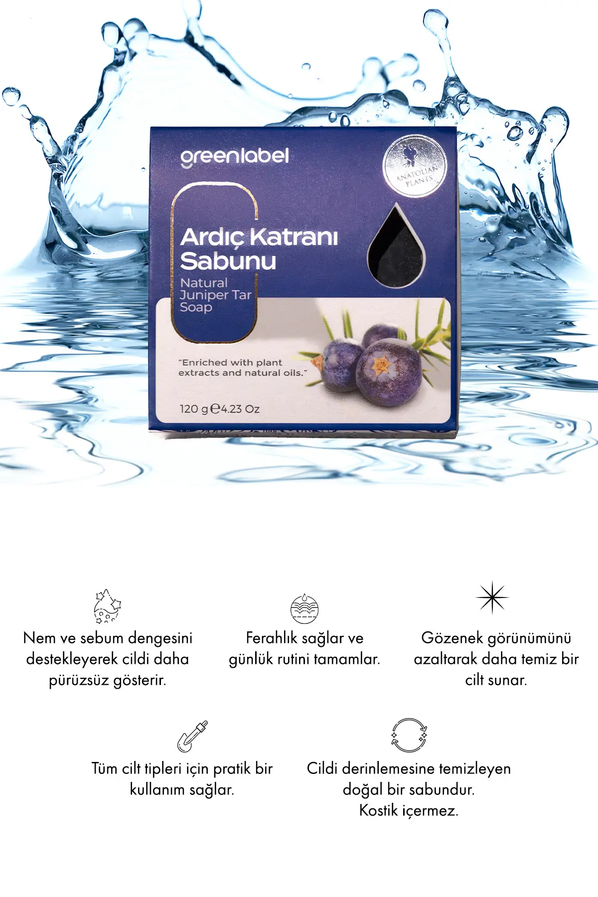 Green Label Ardıç Katranı Sabunu 120 gr