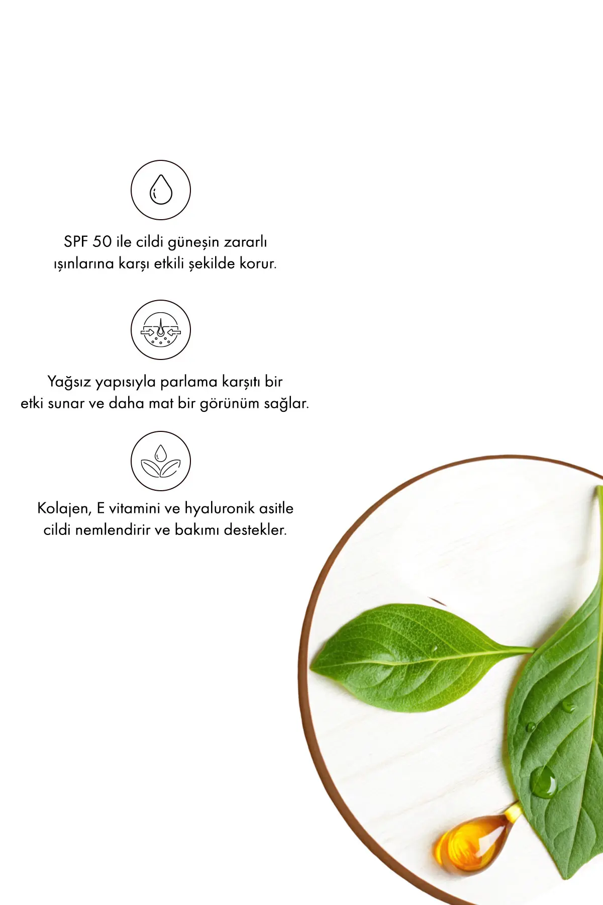 Green Label Vücut Güneş Kremi Kolajen, Hyalüronik Asit ve Vitamin E İçeren 50 Spf Korumalı Sun Screen 100 ml