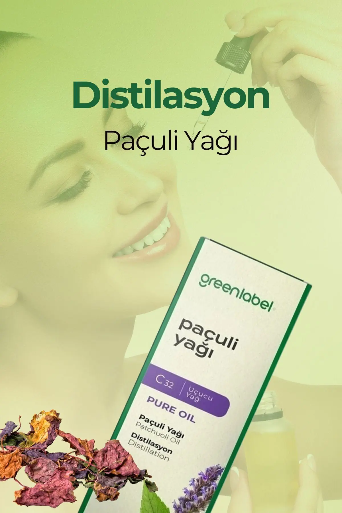 Green Label Paçuli Yağı %100 Doğal Ve Saf 10ml