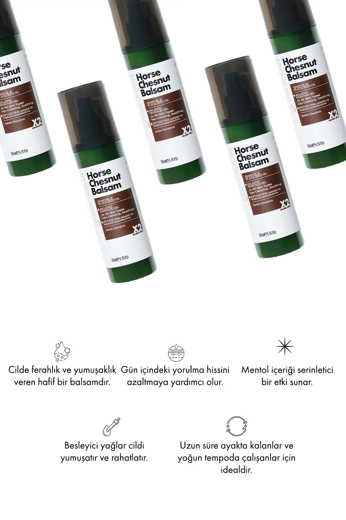 Green Label Horse Chestnut Balsam - At Kestanesi Ekstraktlı Rahatlatıcı Balsam 200 Ml.