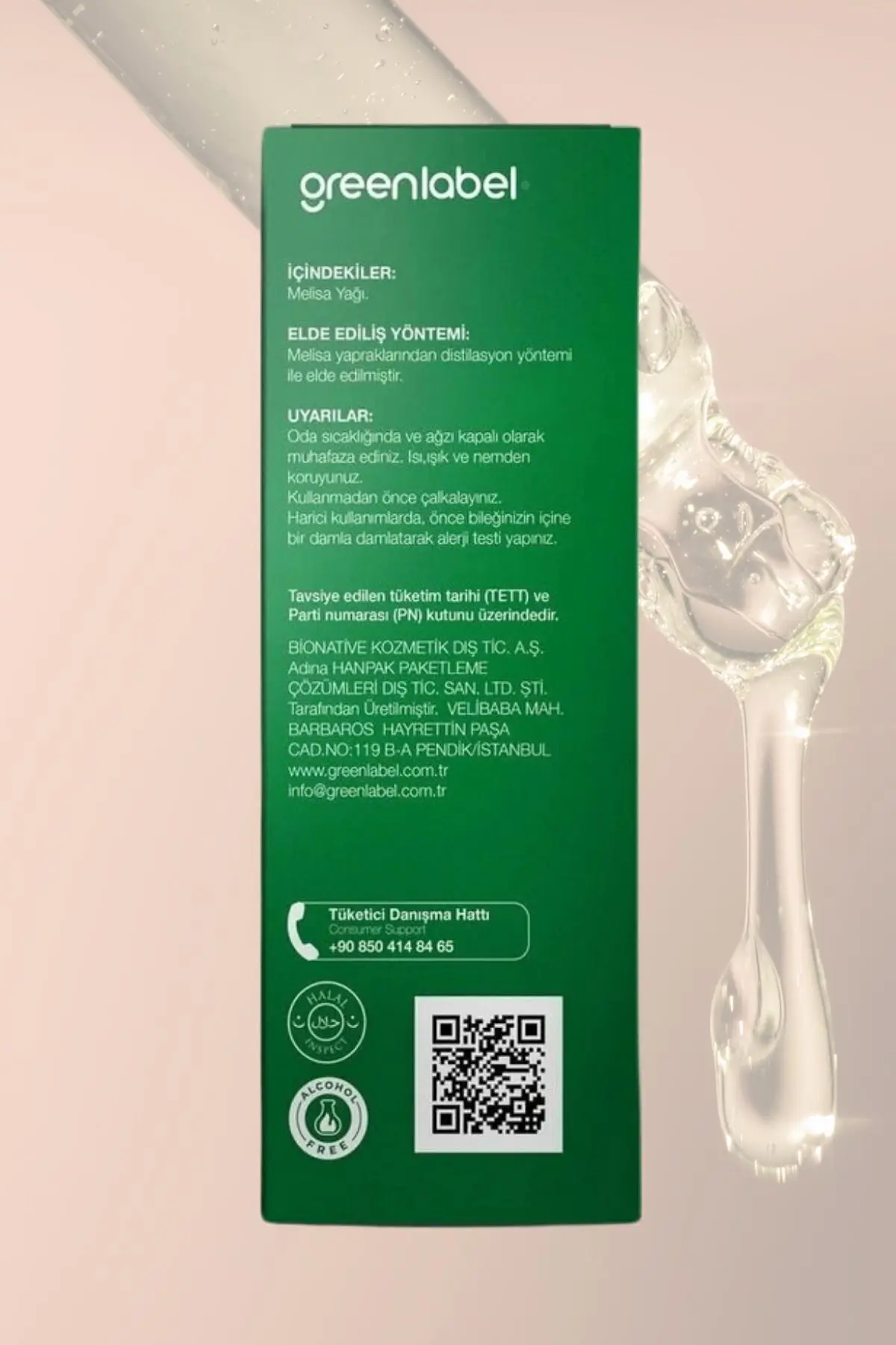 Green Label Melisa Yağı %100 Doğal Ve Saf 10ml