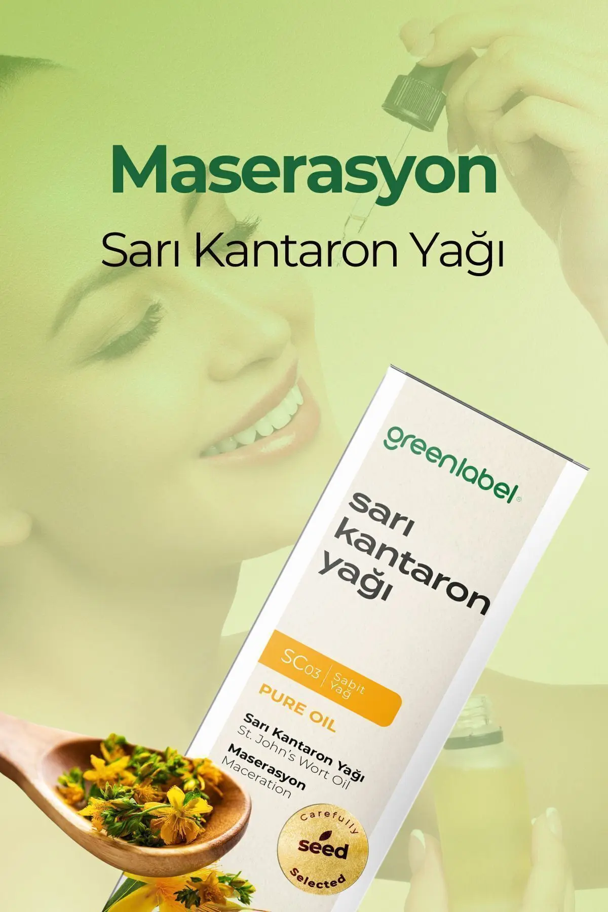 Green Label Greenlabel Sarı Kantaron Yağı 180 ml