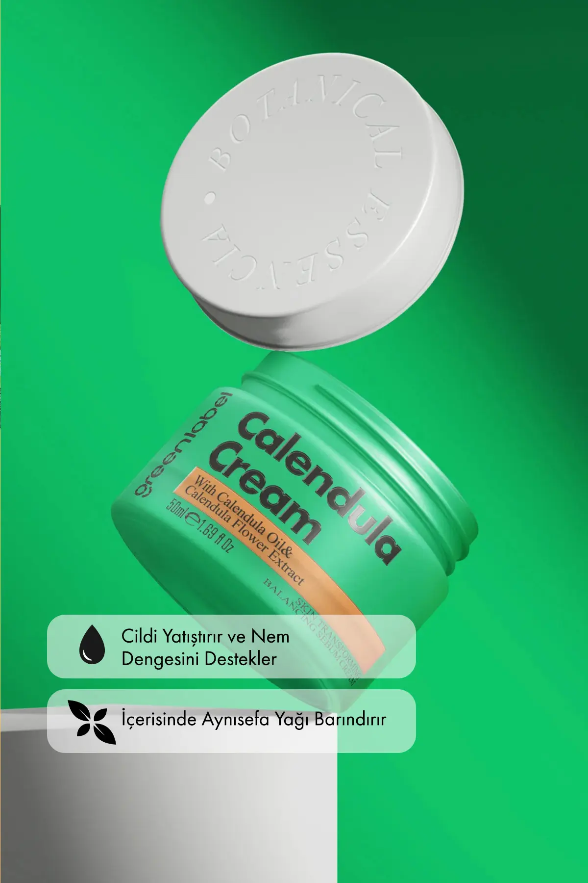 Green Label Greenlabel Aynısefa Yağı Özlü Yoğun Nemlendirme Etkili Cilt Kremi 50ml.