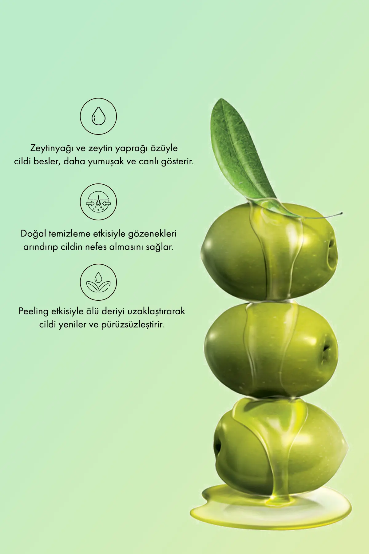 Green Label Zeytinyağı Sabunu Natural Saç Ve Cilt Besleyici 120gr.