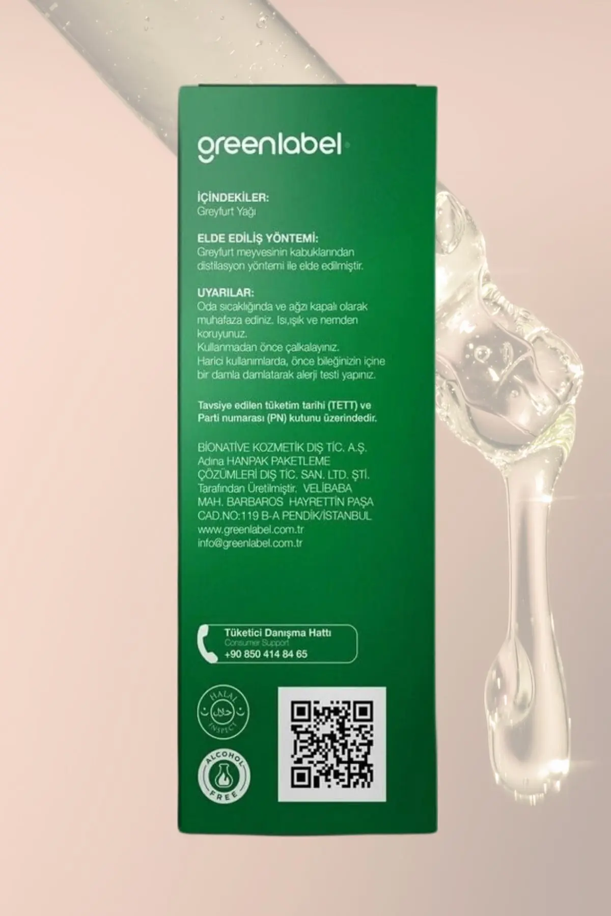 Green Label Greyfurt Yağı %100 Doğal Ve Saf 20ml
