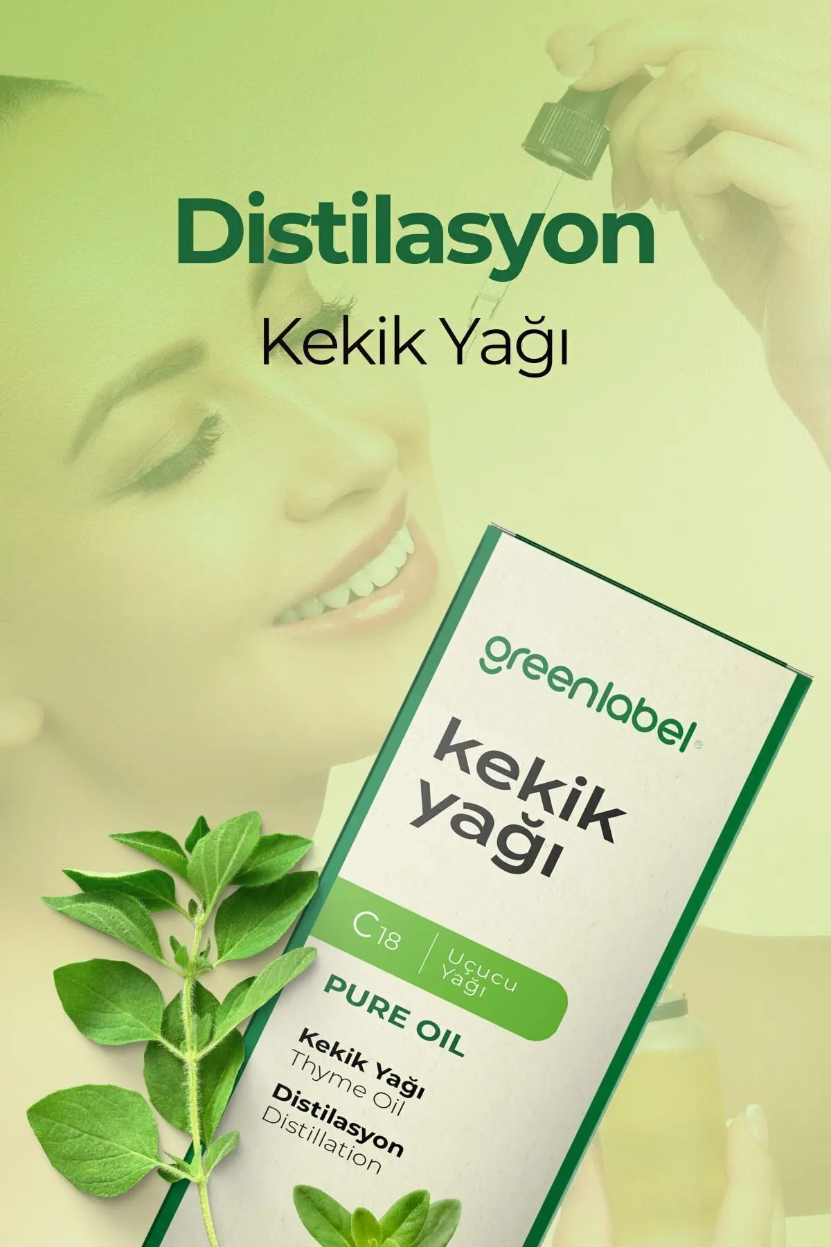 Green Label Kekik Yağı %100 Doğal Ve Saf 20ml