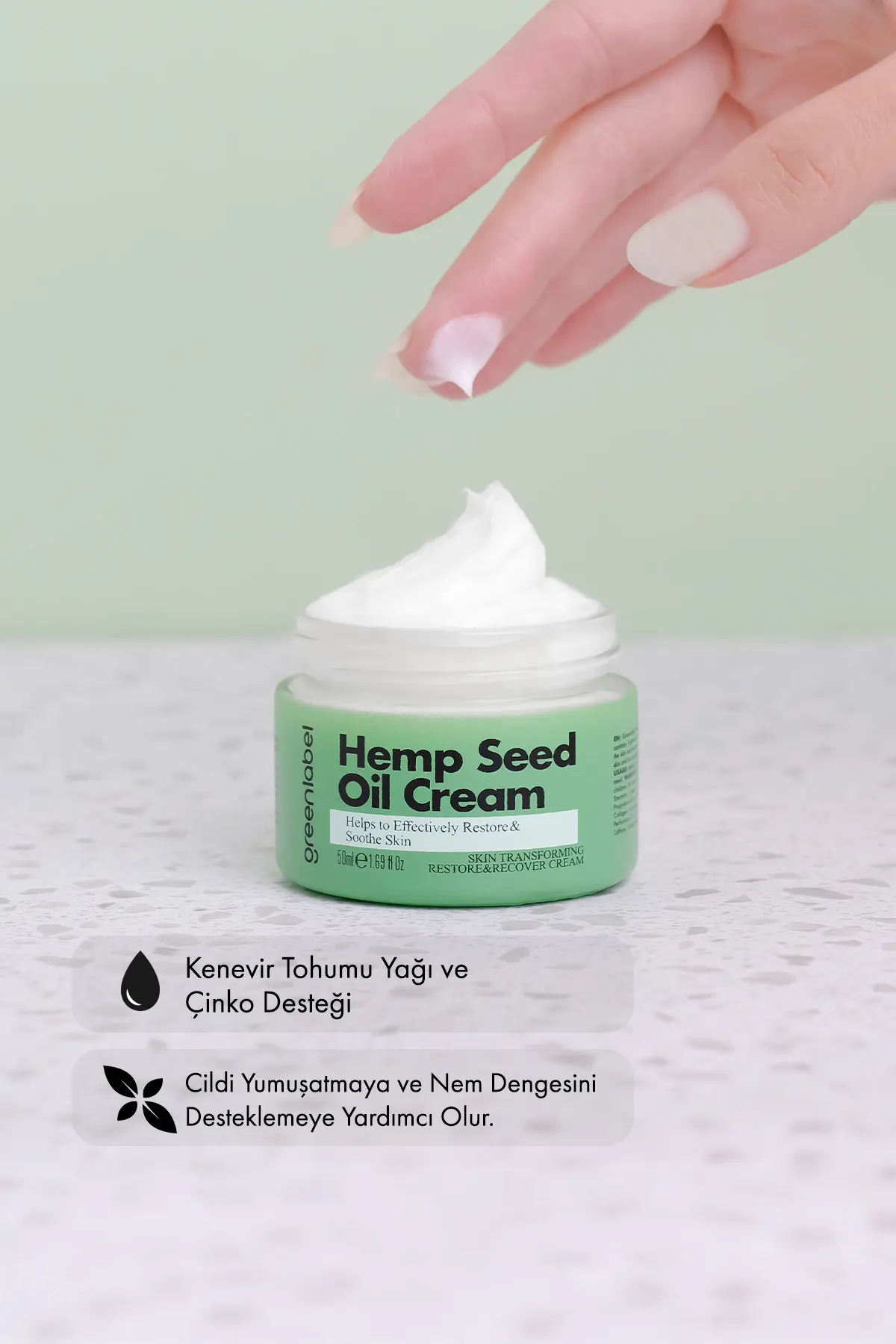 Green Label Greenlabel Kenevir Yağı Kremi - S.o.s Krem
