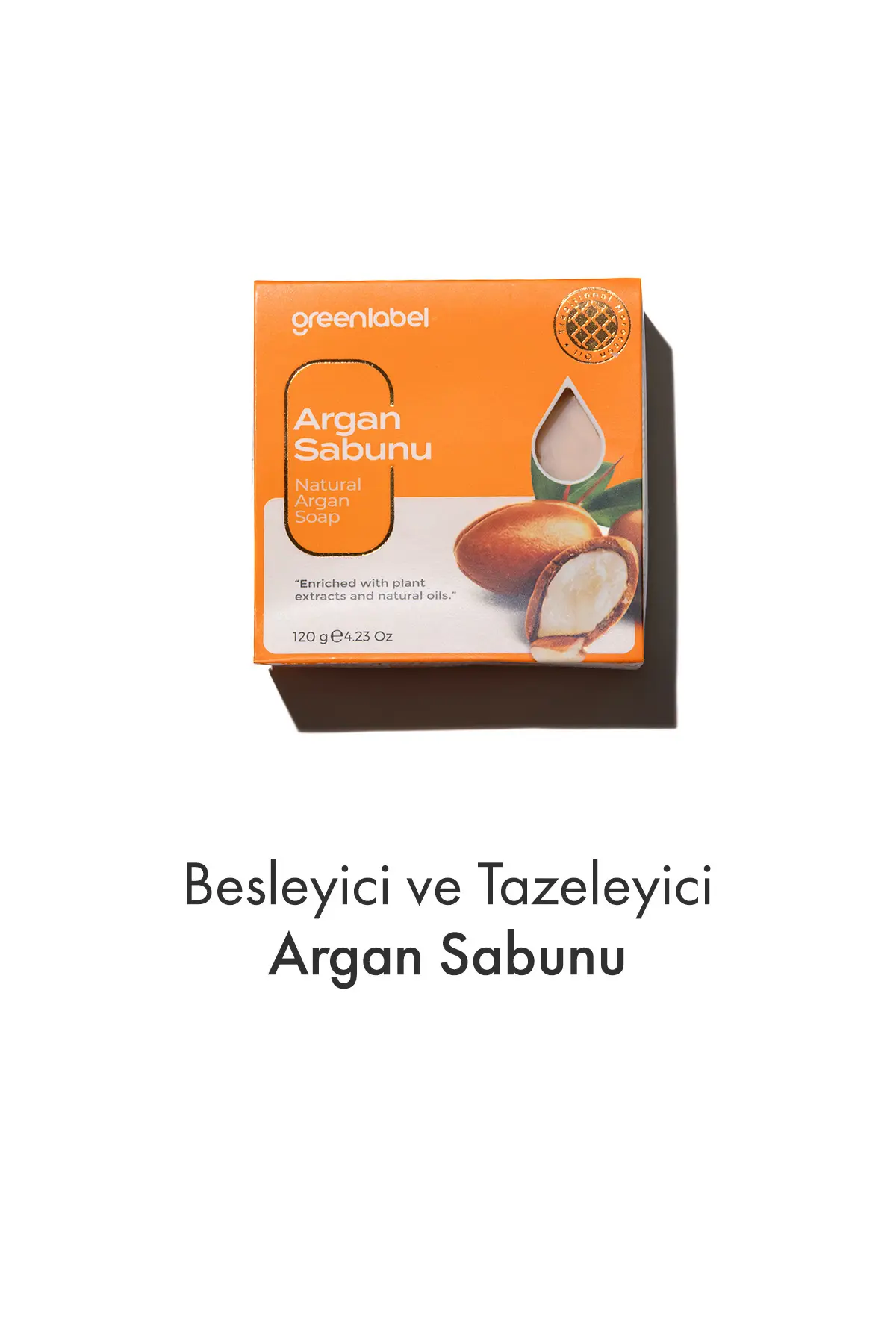 Green Label Argan Sabunu Natural Besleyici Ve Tazeleyici 120 Gr.