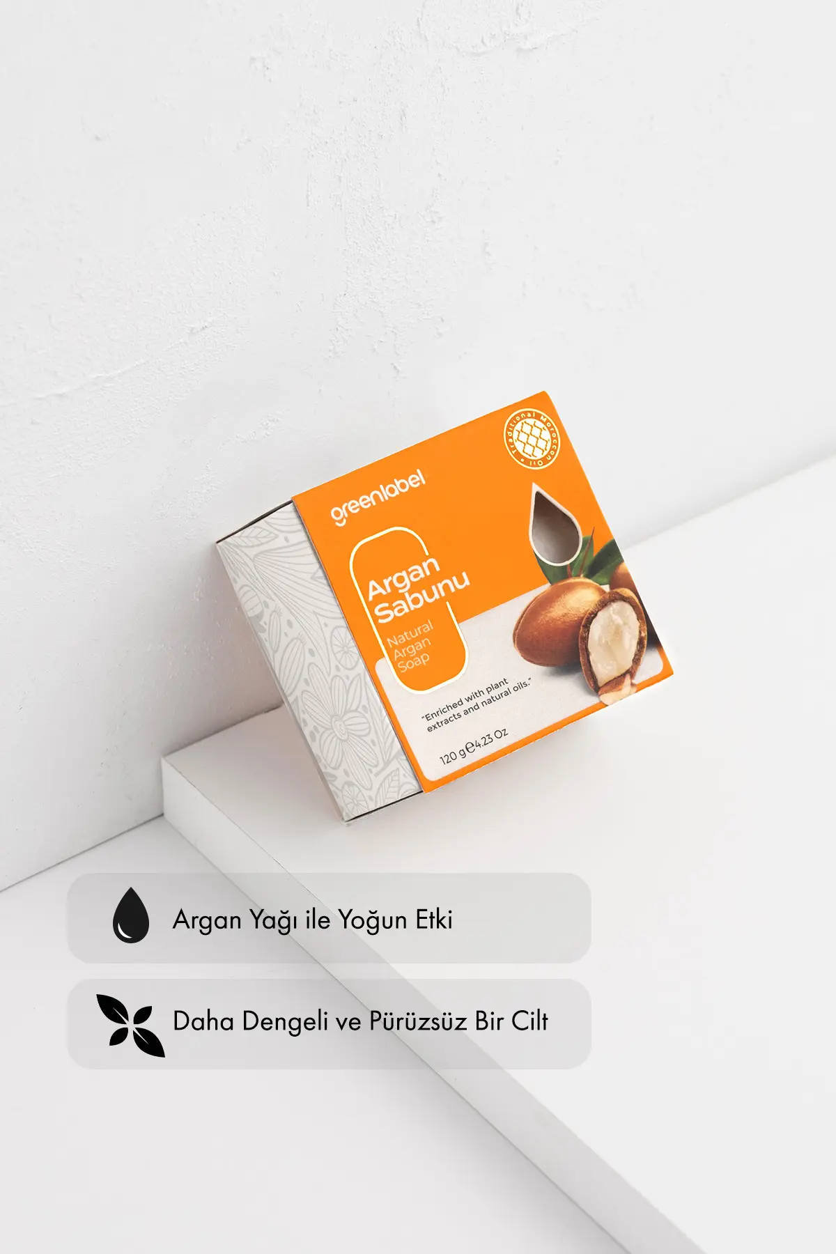Green Label Argan Sabunu Natural Besleyici Ve Tazeleyici 120 Gr.