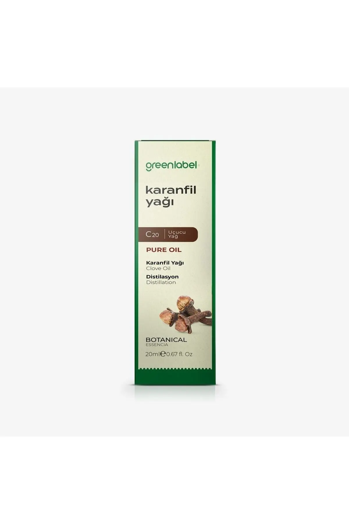 Green Label Karanfil Yağı %100 Doğal Ve Saf 20ml