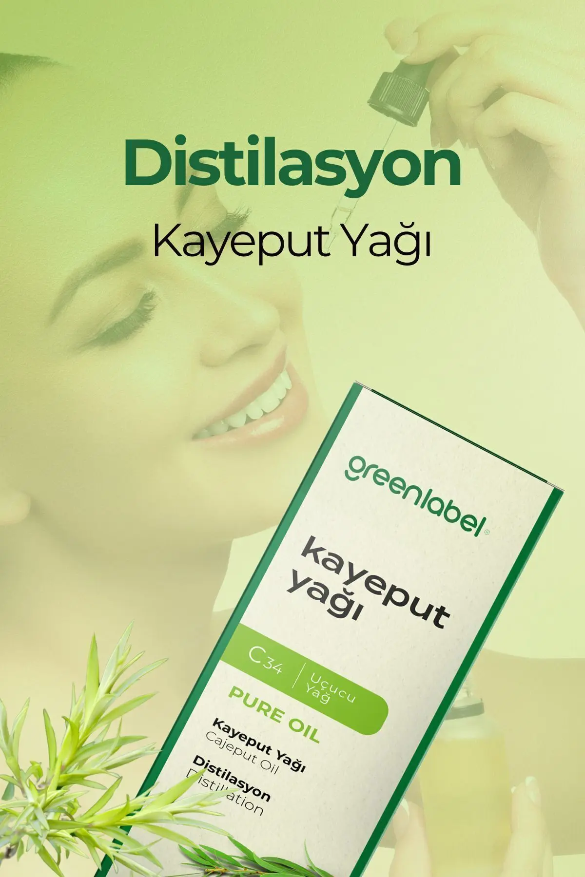 Green Label Kayeput Yağı %100 Doğal Ve Saf 10ml