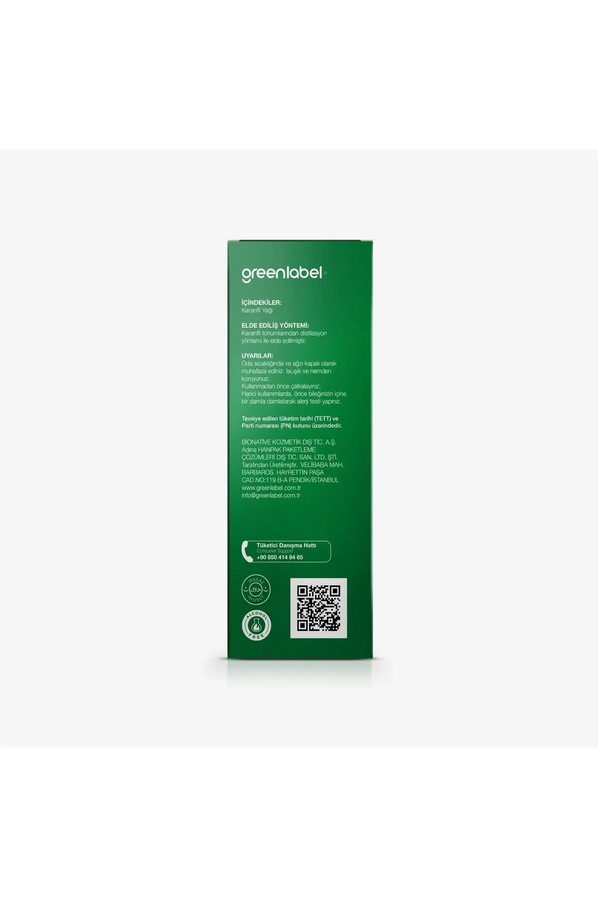 Green Label Karanfil Yağı %100 Doğal Ve Saf 20ml