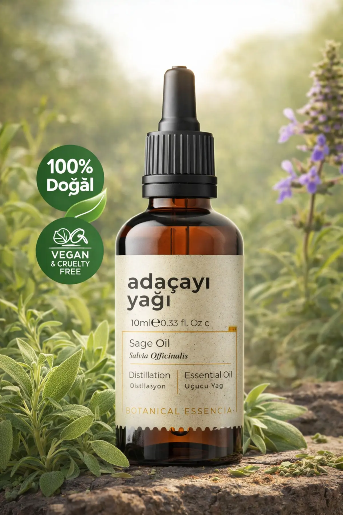 Green Label Adaçayı Yağı (ACI ELMA YAĞI) %100 Doğal Ve Saf 10ml