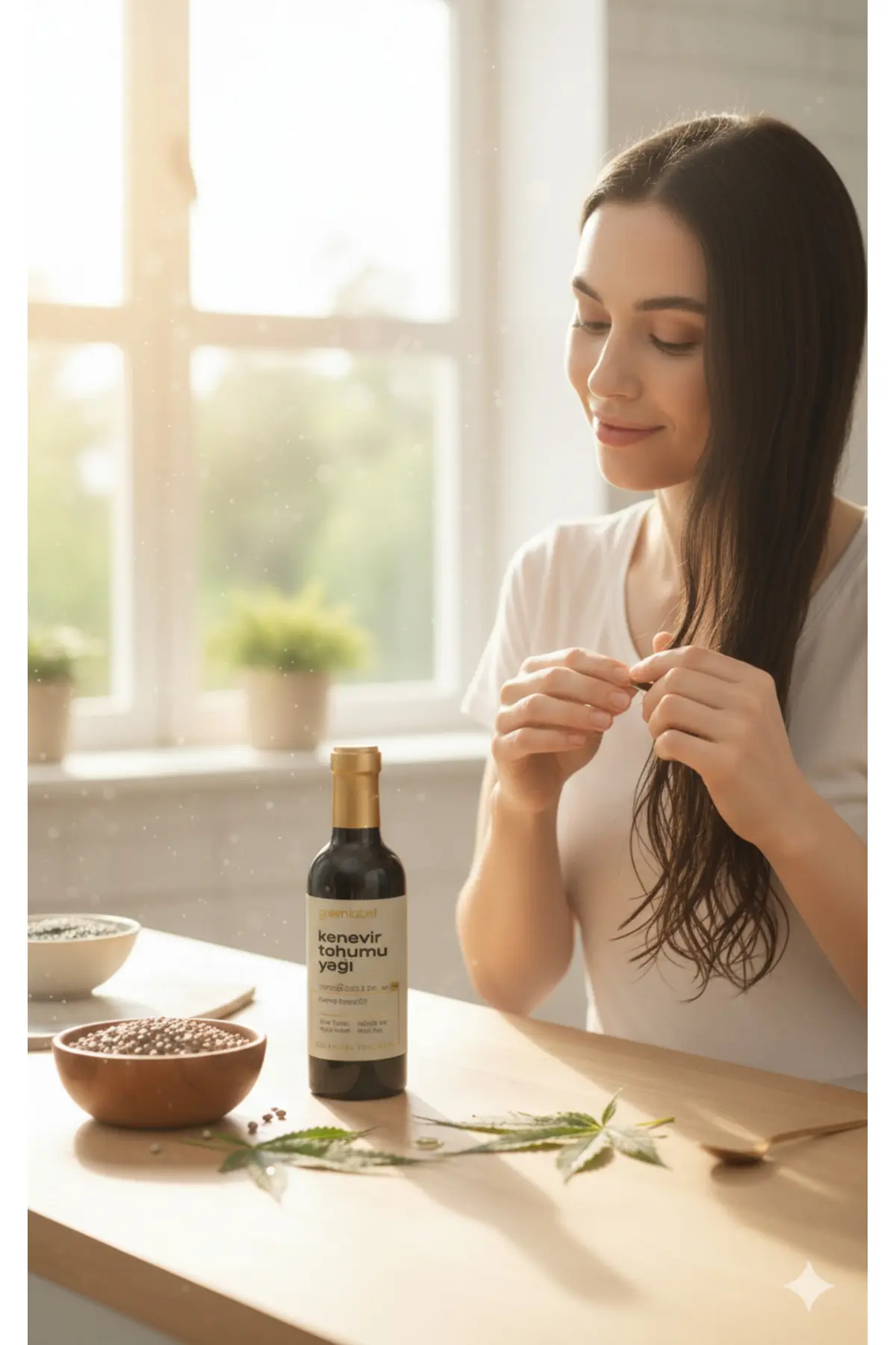 Green Label Soğuk Sıkım Kenevir Tohumu Yağı 180 ml