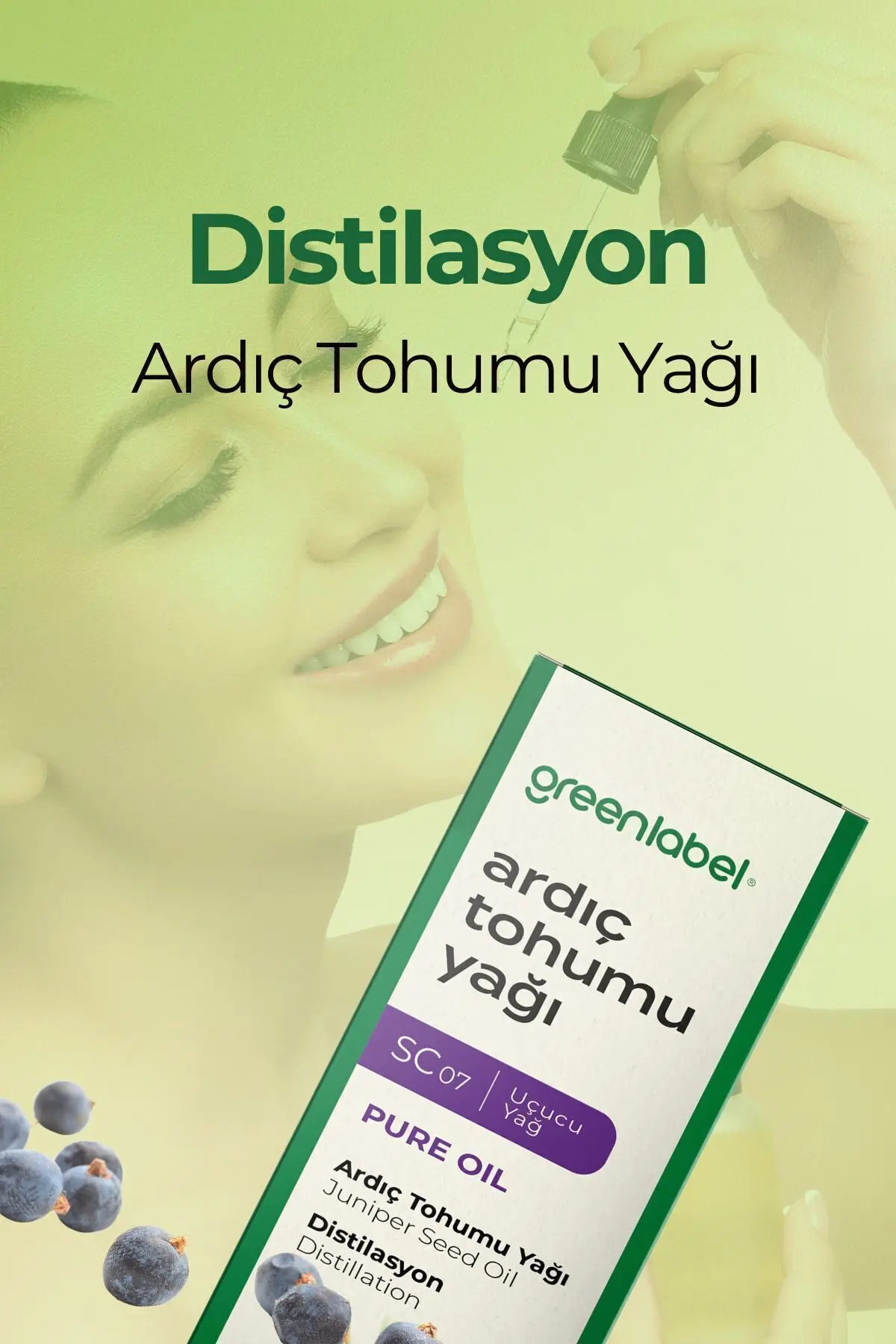 Green Label Ardıç Tohumu Yağı %100 Doğal Ve Saf 20ml