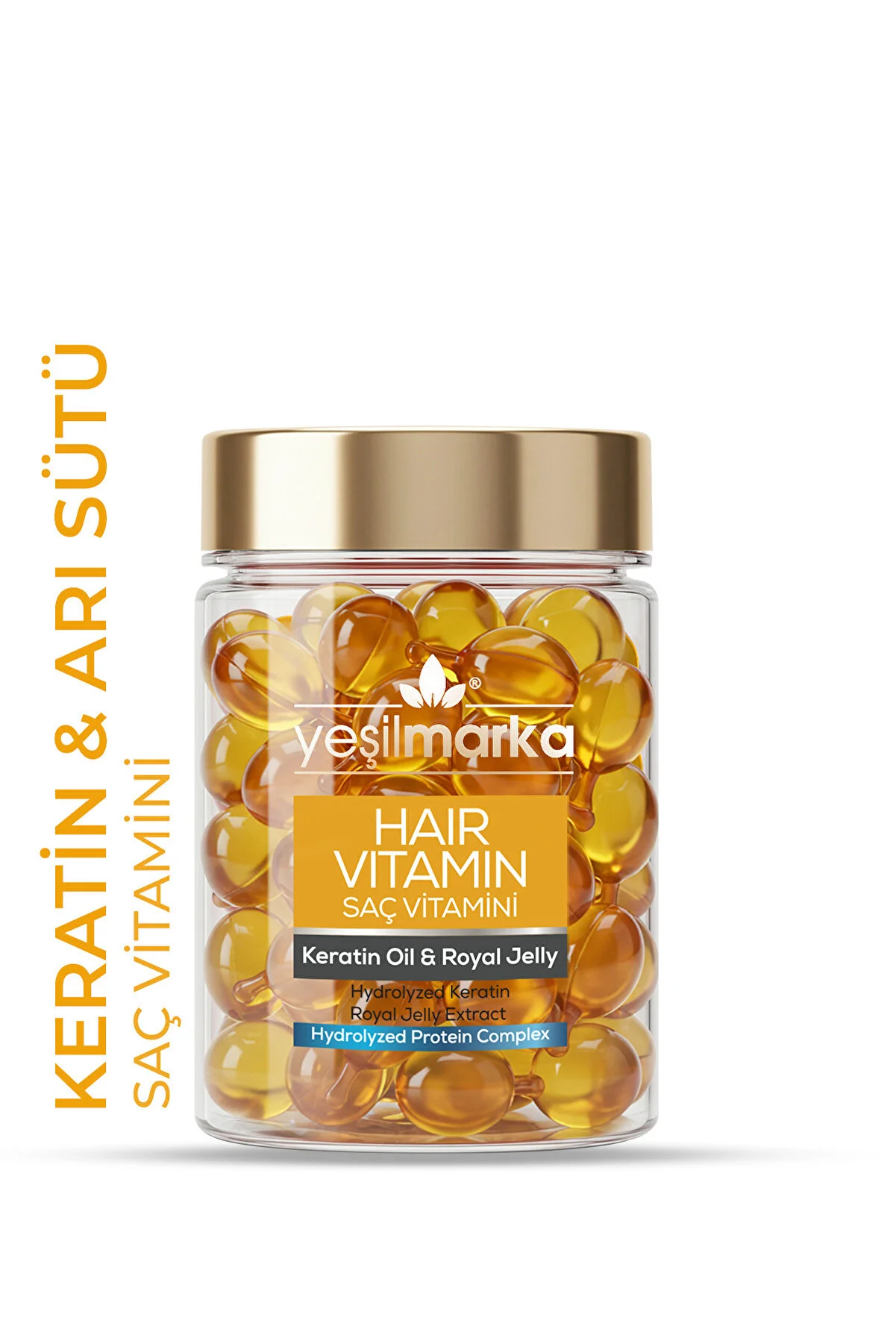 yeşilmarka Canlandırıcı, Onarıcı ve Dökülme Karşıtı Saç Vitamini Bakım Seti (90 Kapsül)