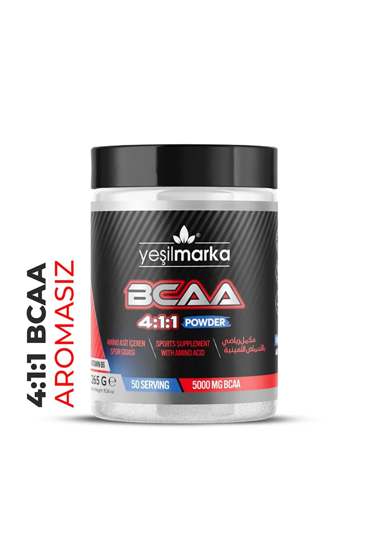 yeşilmarka Vegan Bcaa - Aromasız Amino Asit